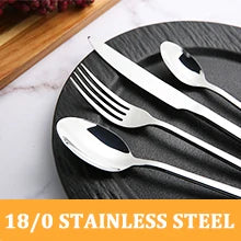HANSMART 24 Piece Stainless Steel Flatware Set For 6