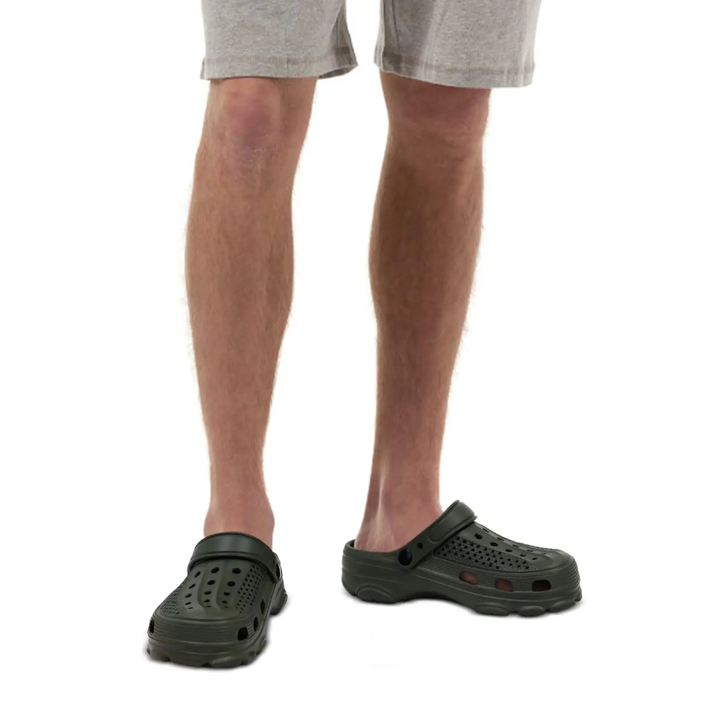 Comwarm Men Breathable Garden Sandals Non Slip Comfort Shoes