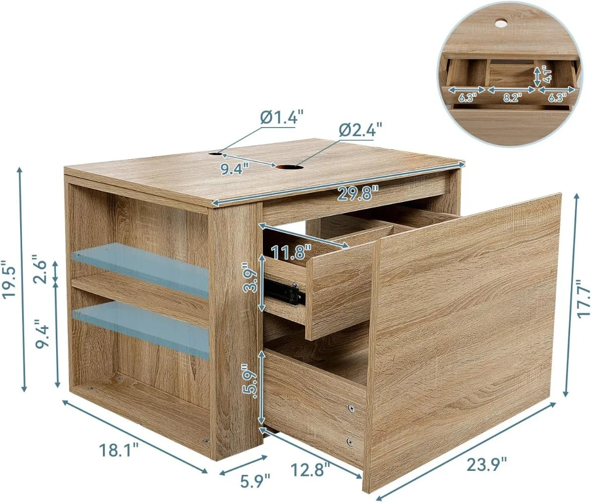 Capacity 30 Inch Wall Mounted Vanity Gold Boat Vessel Sink