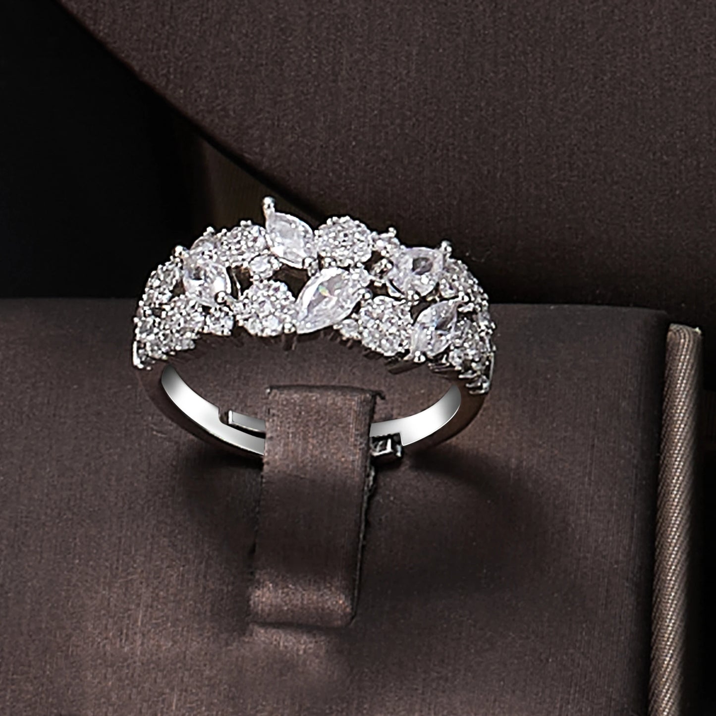 4-Piece Bridal Jewelry Set For Women With Cubic Zirconia