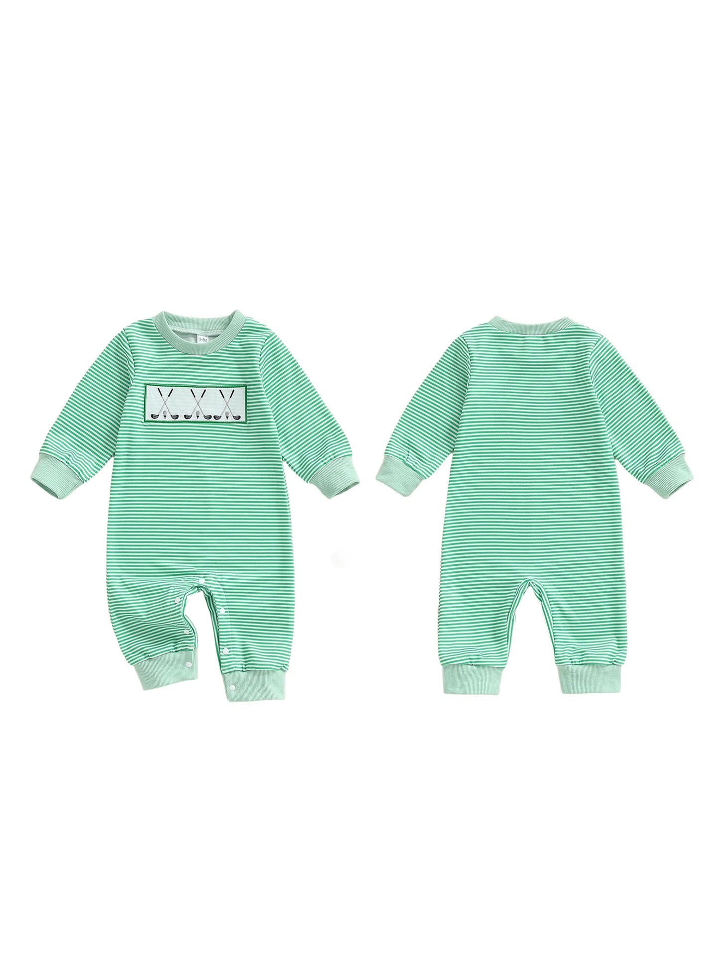 Infant Autumn Bodysuit Round Neck Unisex Full Sleeves