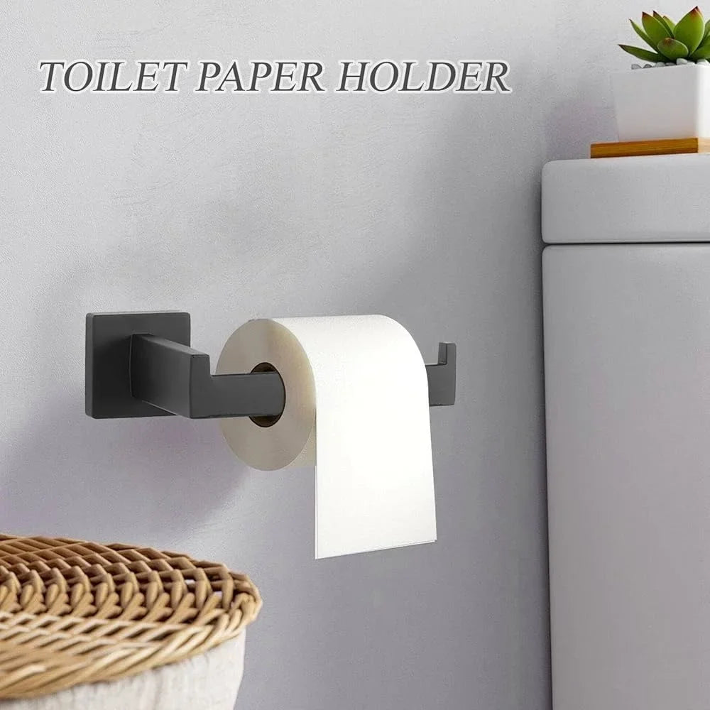 DUTRIEUX Towel Bar Set Stainless Steel Wall Mounted