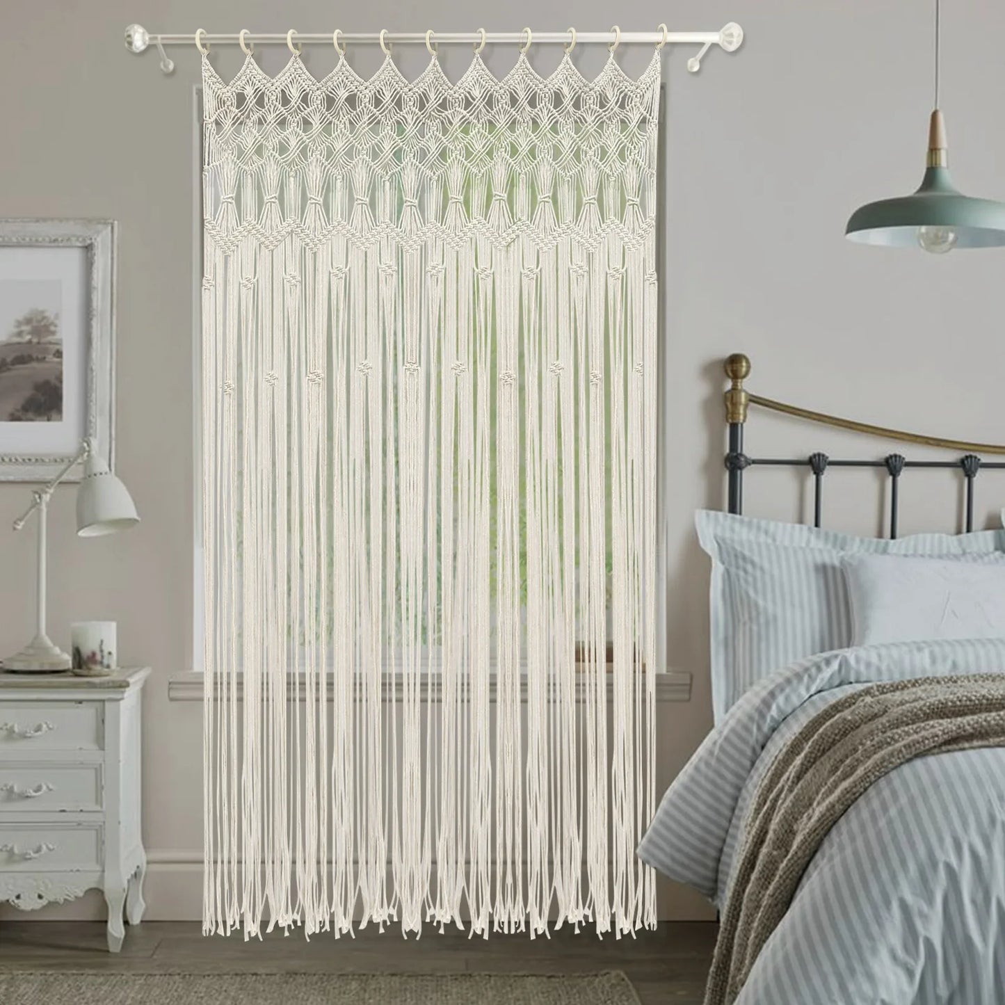 Sichuan Woven Curtain Bohemian Cotton Linen Washable Unlined