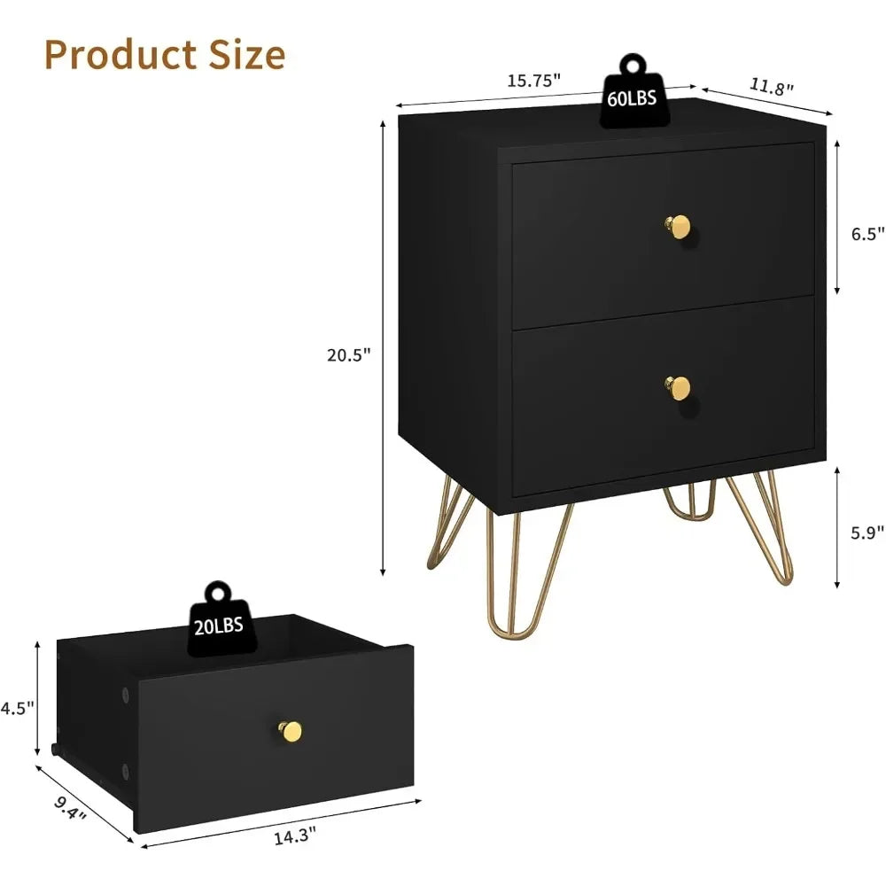 Bestseller Dresser And Nightstand Set With Modern Finish