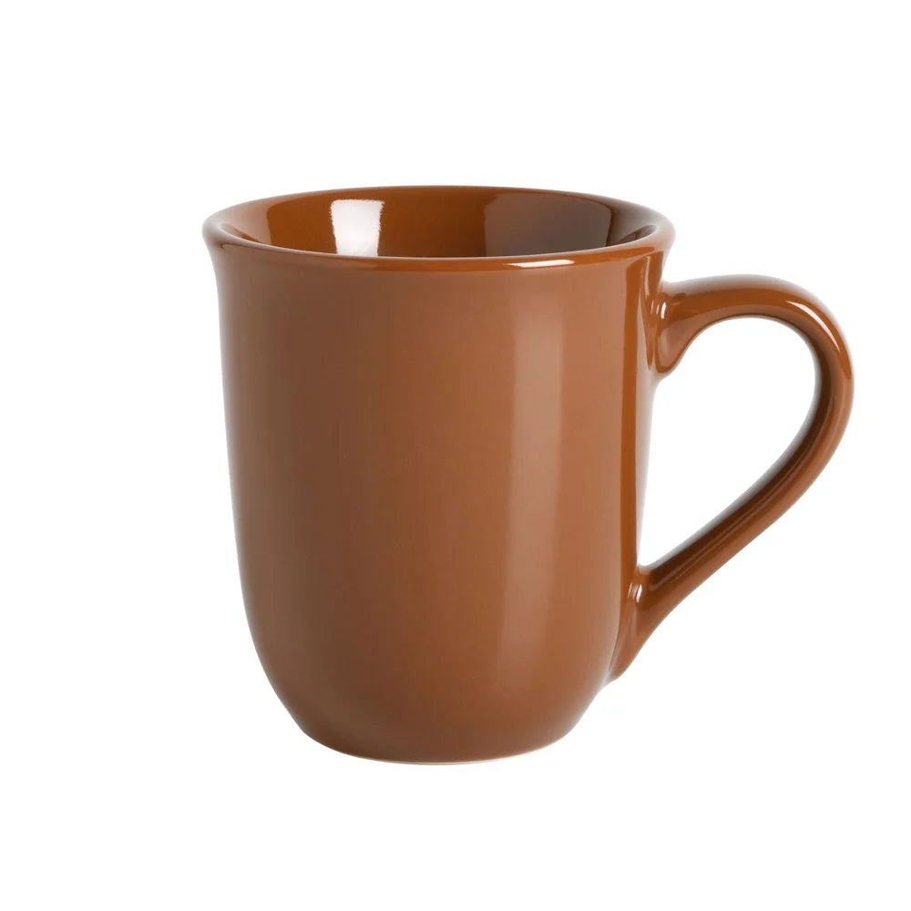 Ceramic Mug Set Of 6 With Metal Rack Microwave Safe