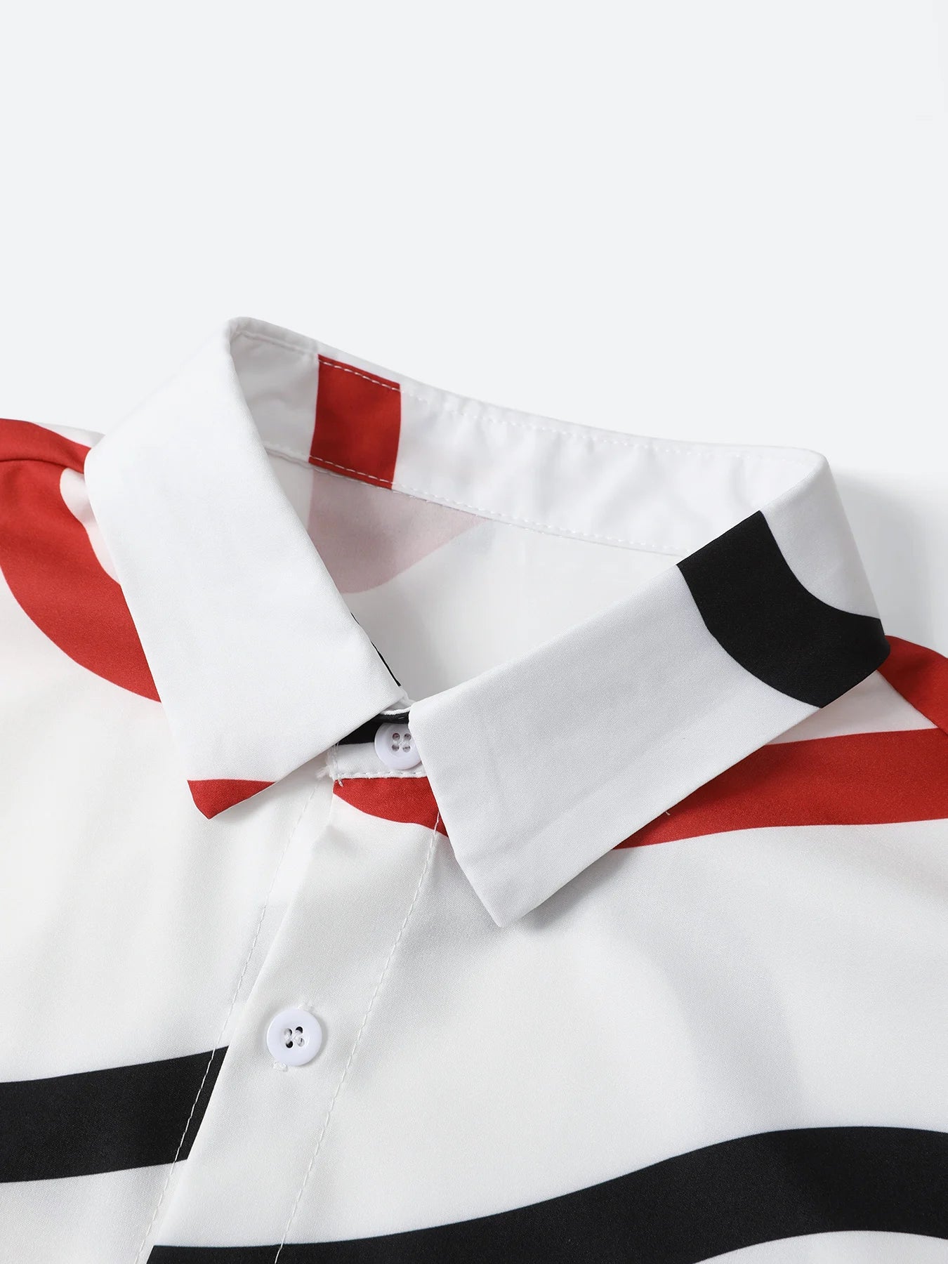 Men's 2Piece Short Sleeve Lapel Shirt And Drawstring Pant Set