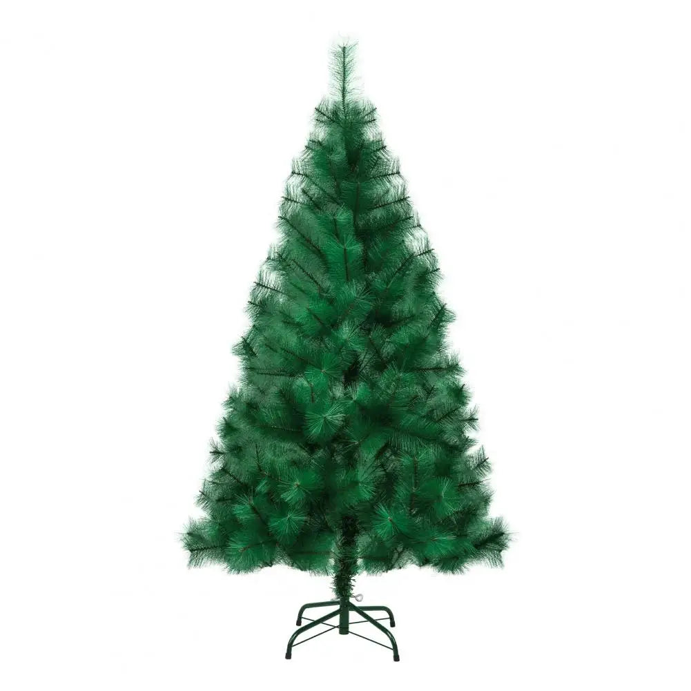 Artificial Christmas Tree With Branch Tips And Sturdy Metal Stand