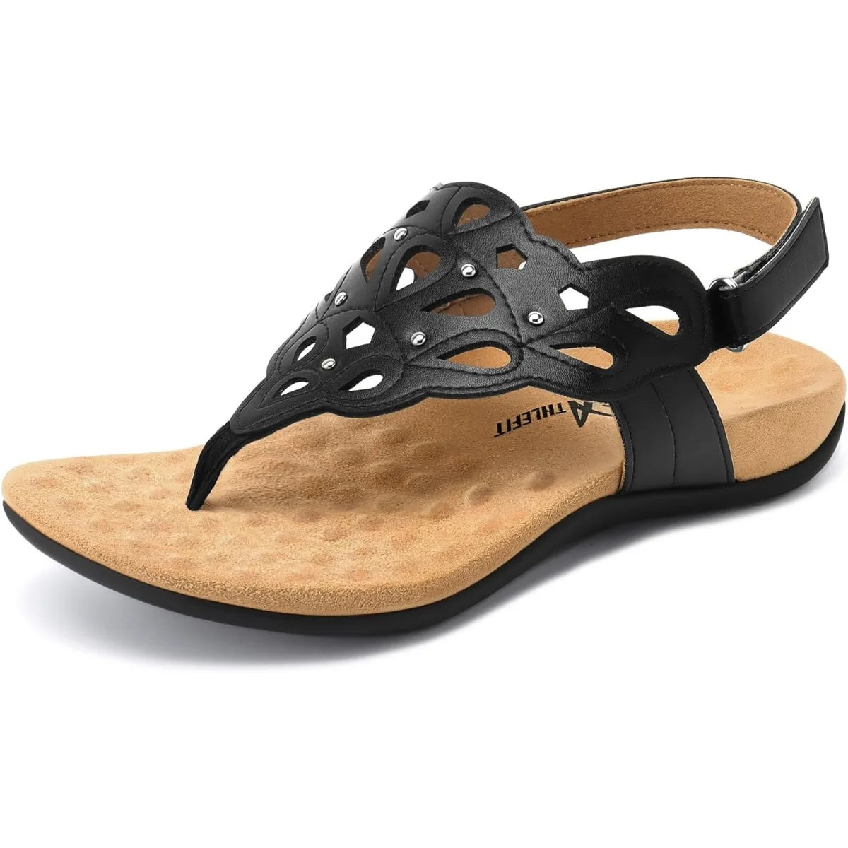 Orthopedic Womens Sandals With Arch Support And Adjustable Thong Sandals