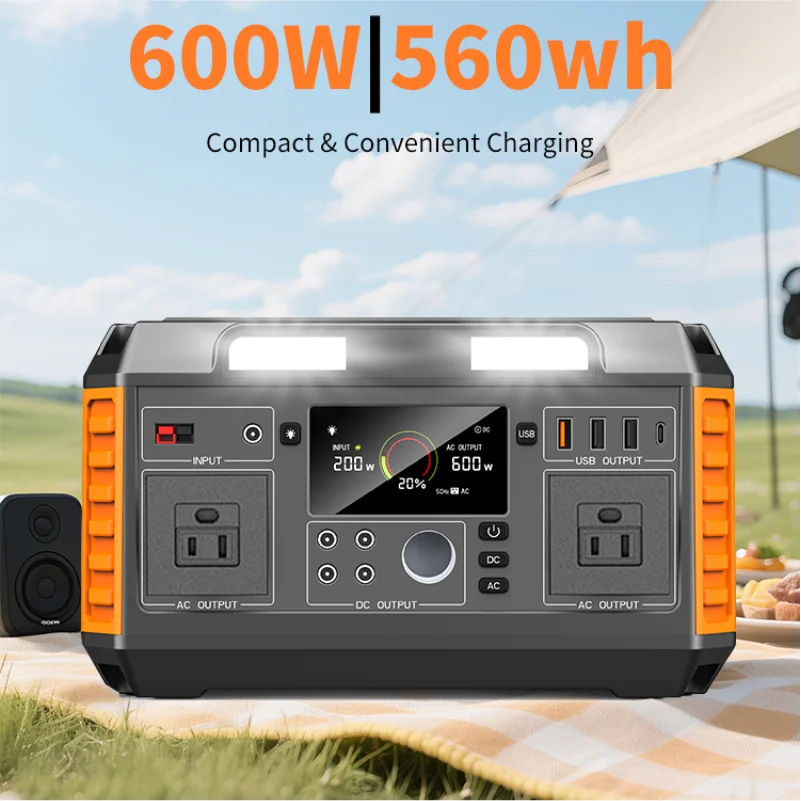 CHUBAN 600W Portable Power Station 220V UPS Outdoor Use