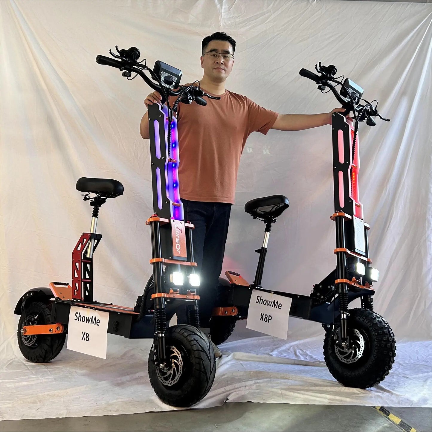 Escooter X8P 8000W 60V Off Road Electric Scooter Dual Motor