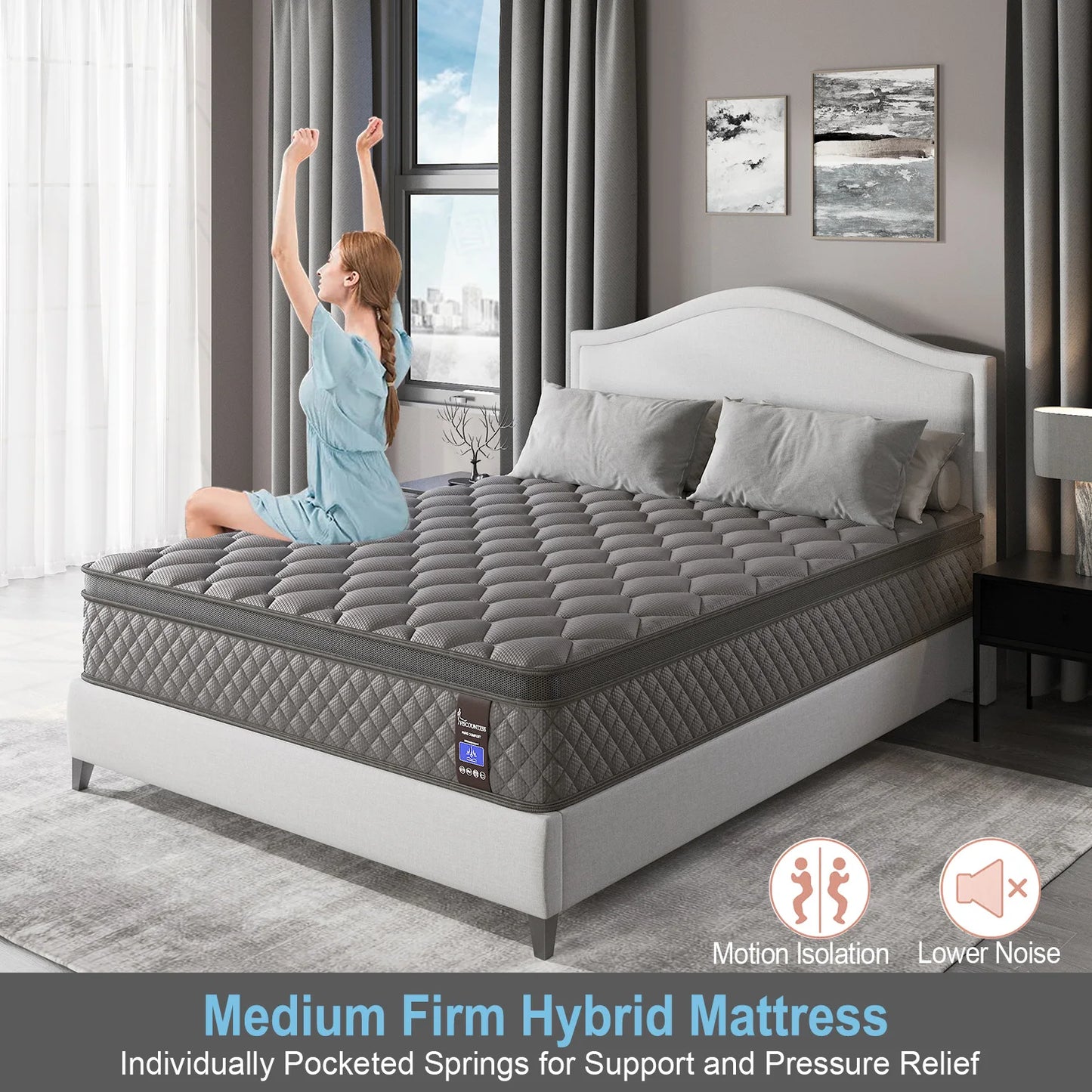 Viscountess Hybrid Pocket Spring Memory Foam Mattress
