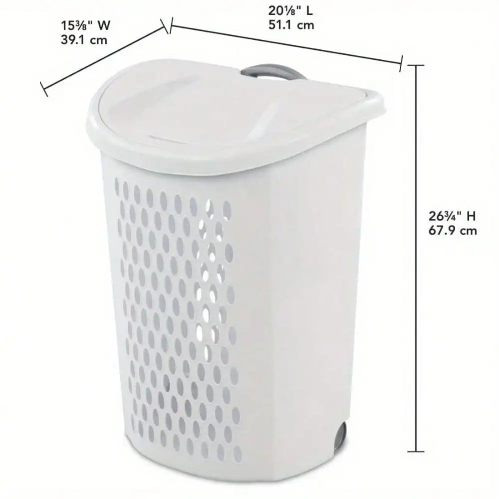 Guangdong Wheeled Laundry Hamper With Flip Design Deluxe