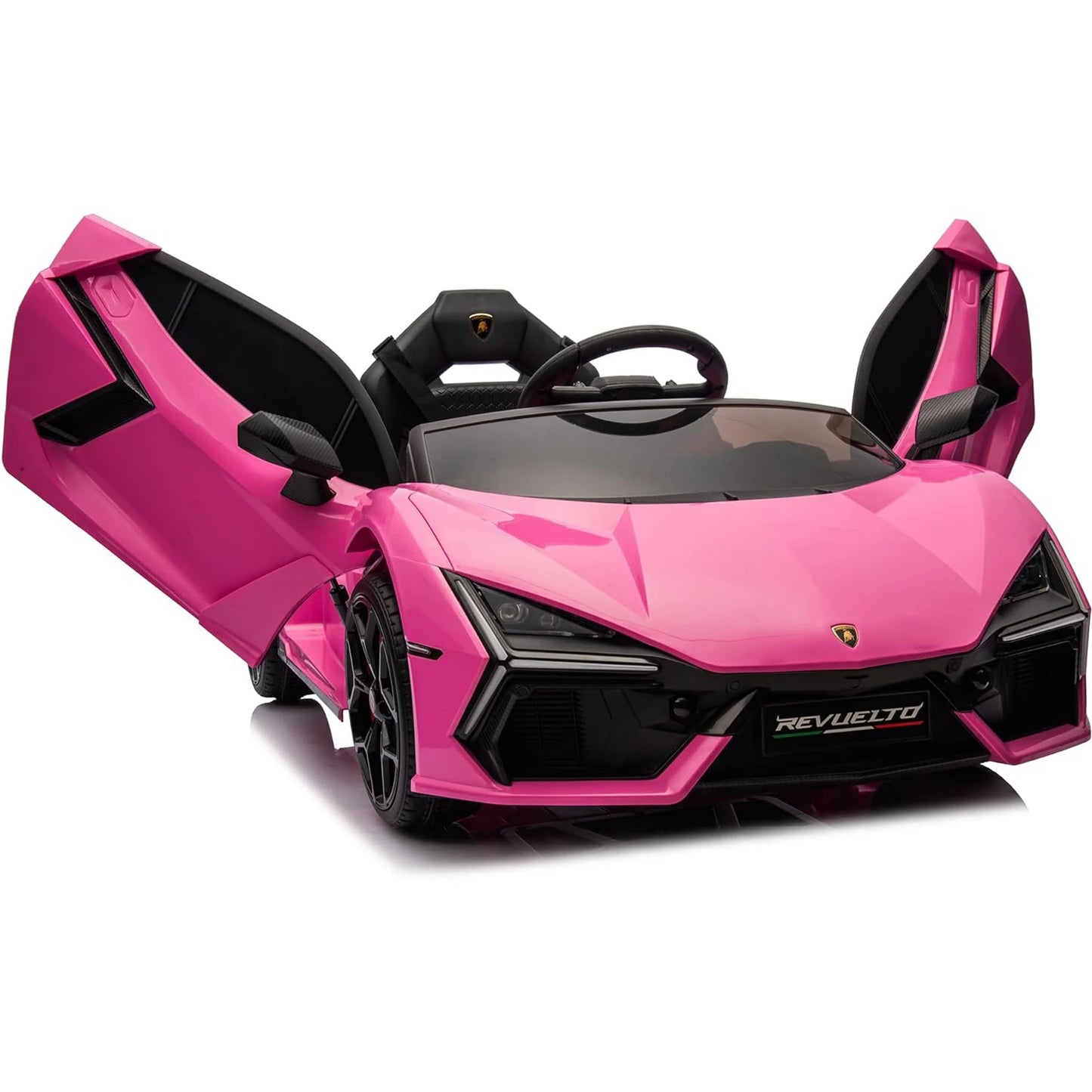 HiMISS Ride On Car Toy For Kids 3 To 8 With Bluetooth Music Remote Headlight