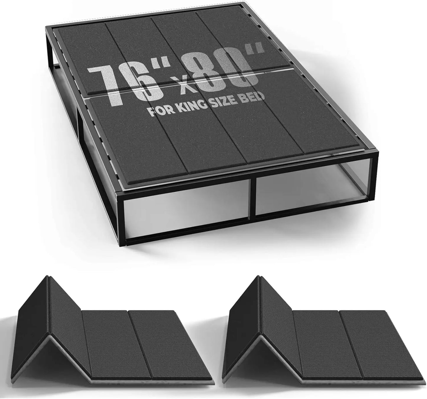Lightweight Folding Spring Box Bunkie Board Bed Support