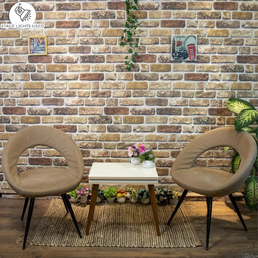 3D Faux Brick Wall Panels Cladding Styrofoam Living Room