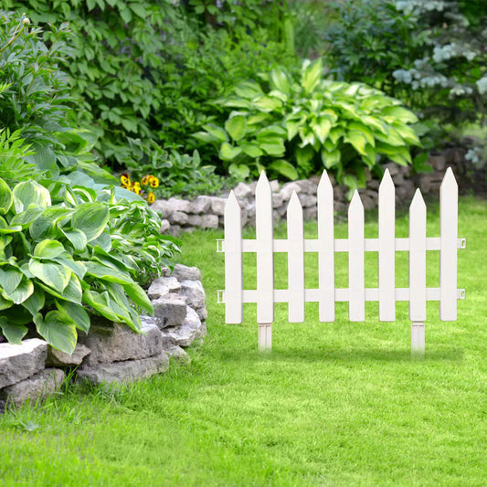 Feature Plastic Garden Fence Edging For Flower Beds And Landscaping