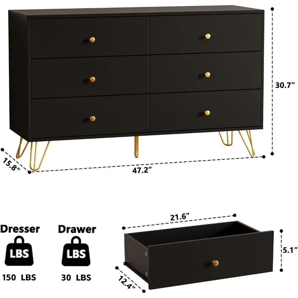 Bestseller Dresser And Nightstand Set With Modern Finish