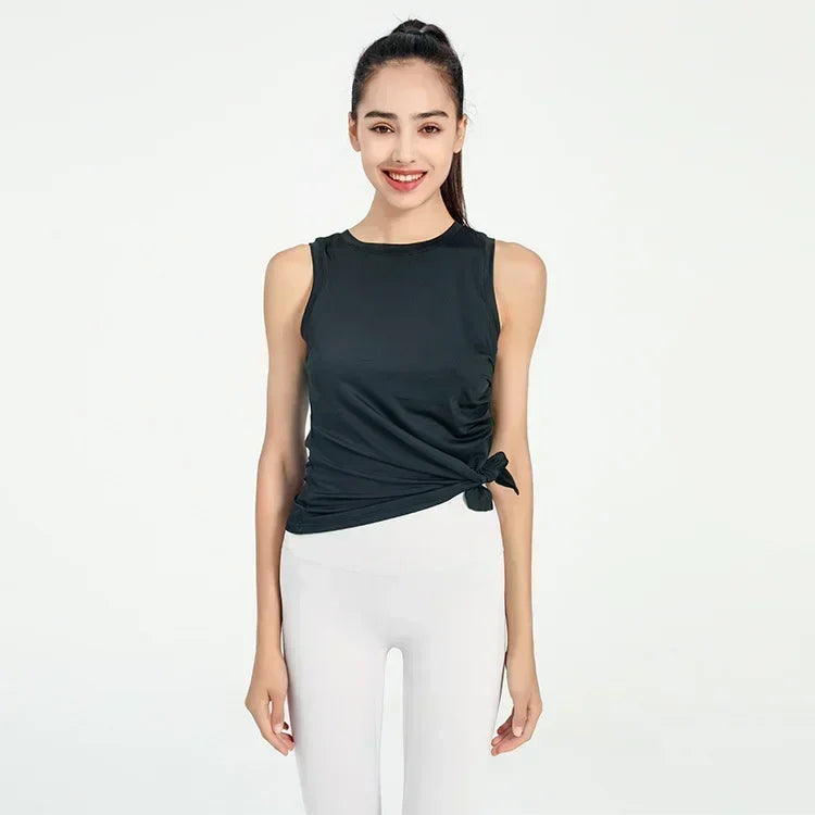 STOWN SPORTSWEAR Slit Women's Sports Vest Breathable Yoga Tank