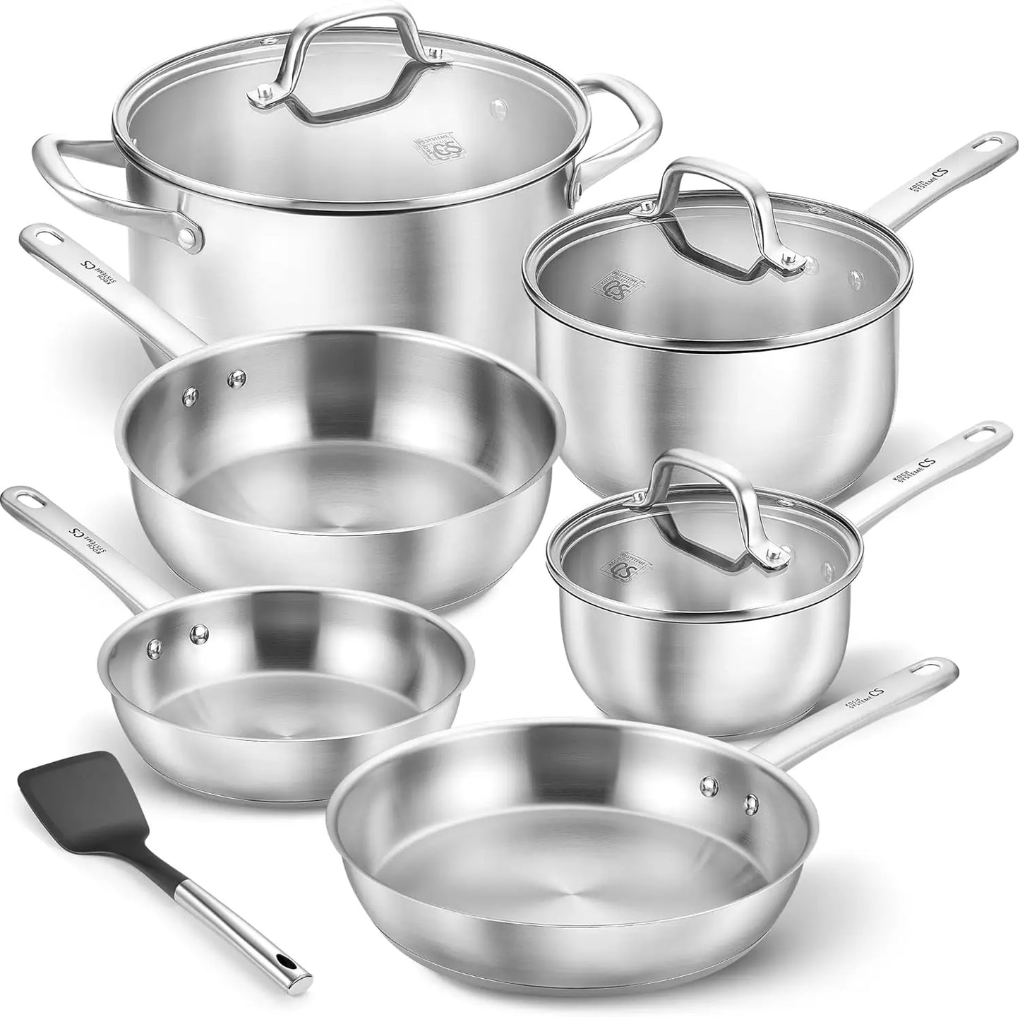Koch Systeme CS Stainless Steel Cookware Set Induction Oven Safe