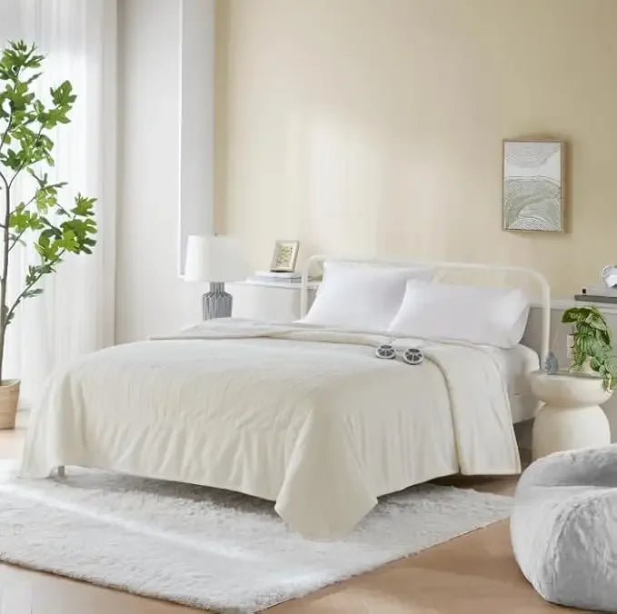XMSJCN Heated Electric Blanket Luxuriously Cozy And Soft