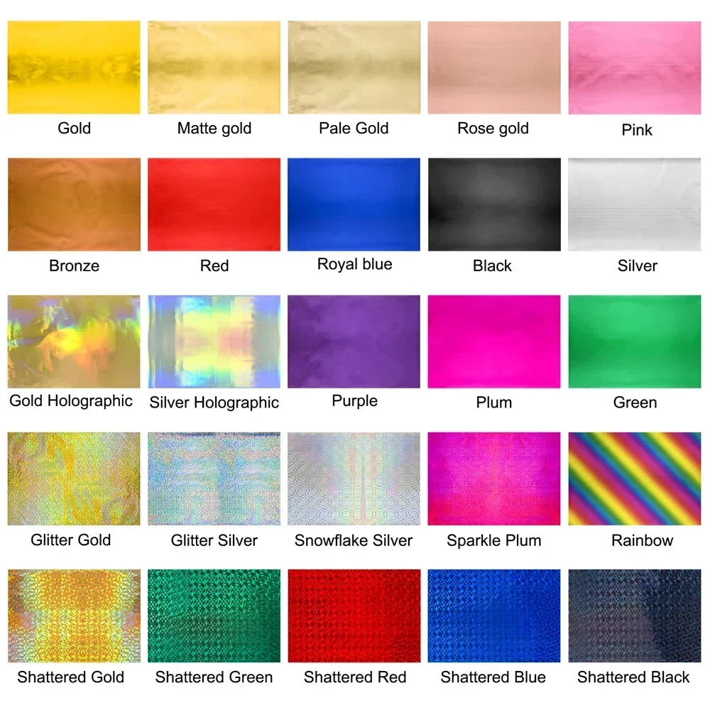 Hign-concerned Toner Reactive Foil For Mixed Color Foiling