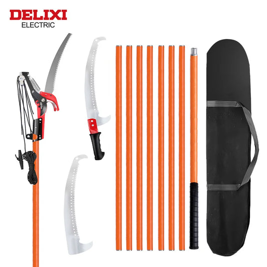 Delixi Electric 2-in-1 Telescopic Pruning Saw With Adjustable Reach