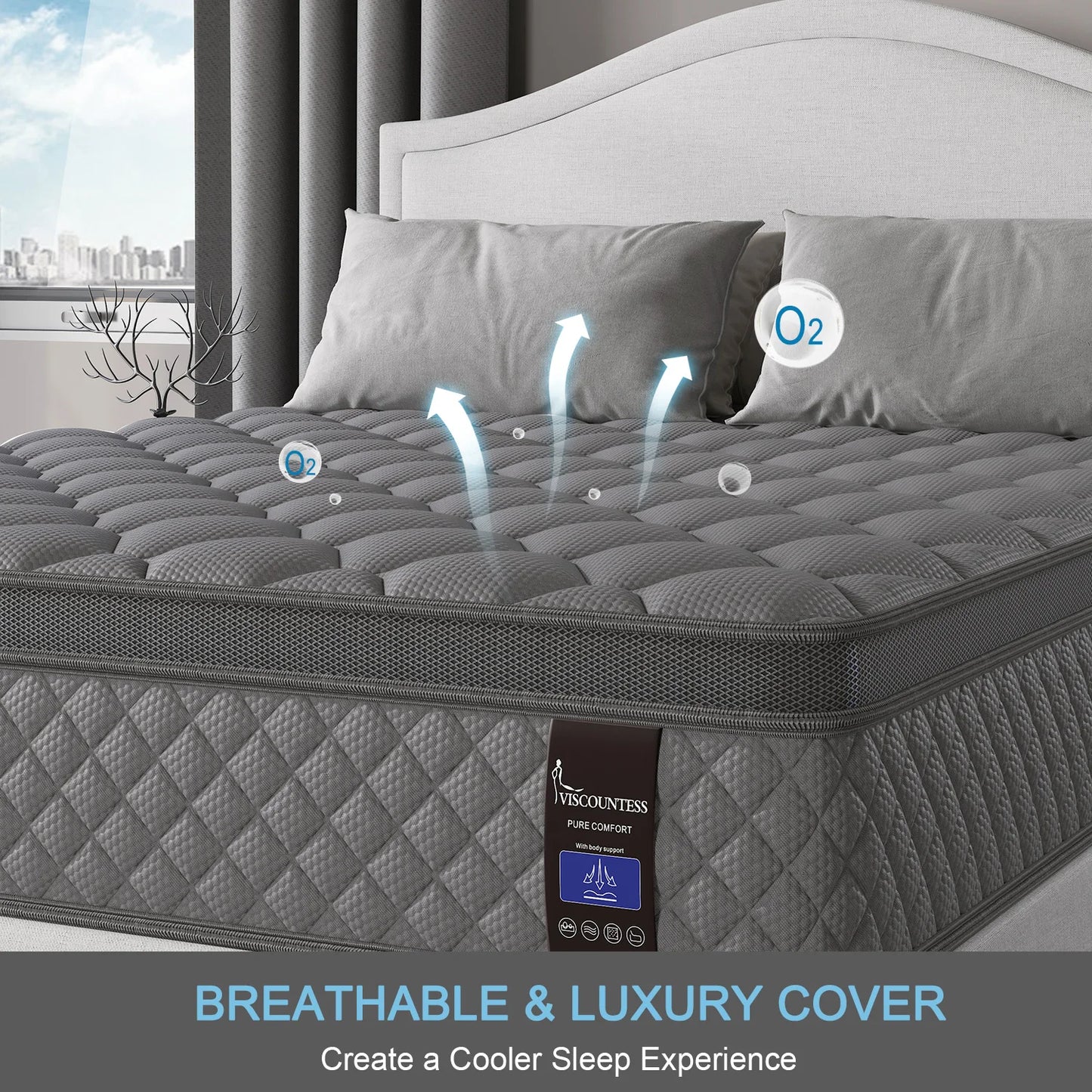 Viscountess Hybrid Pocket Spring Memory Foam Mattress