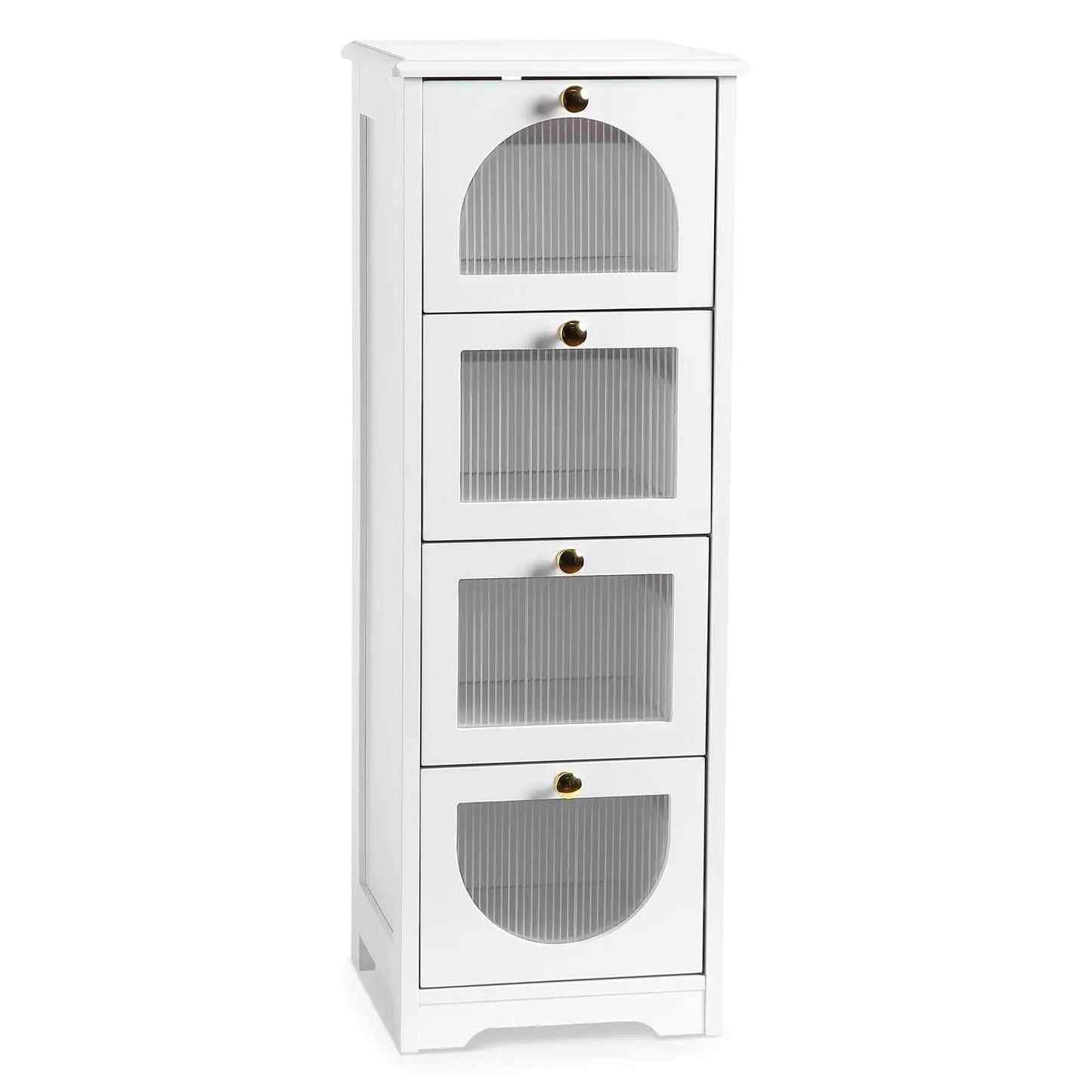 Studyset Freestanding Bathroom Cabinet With 4 Drawers