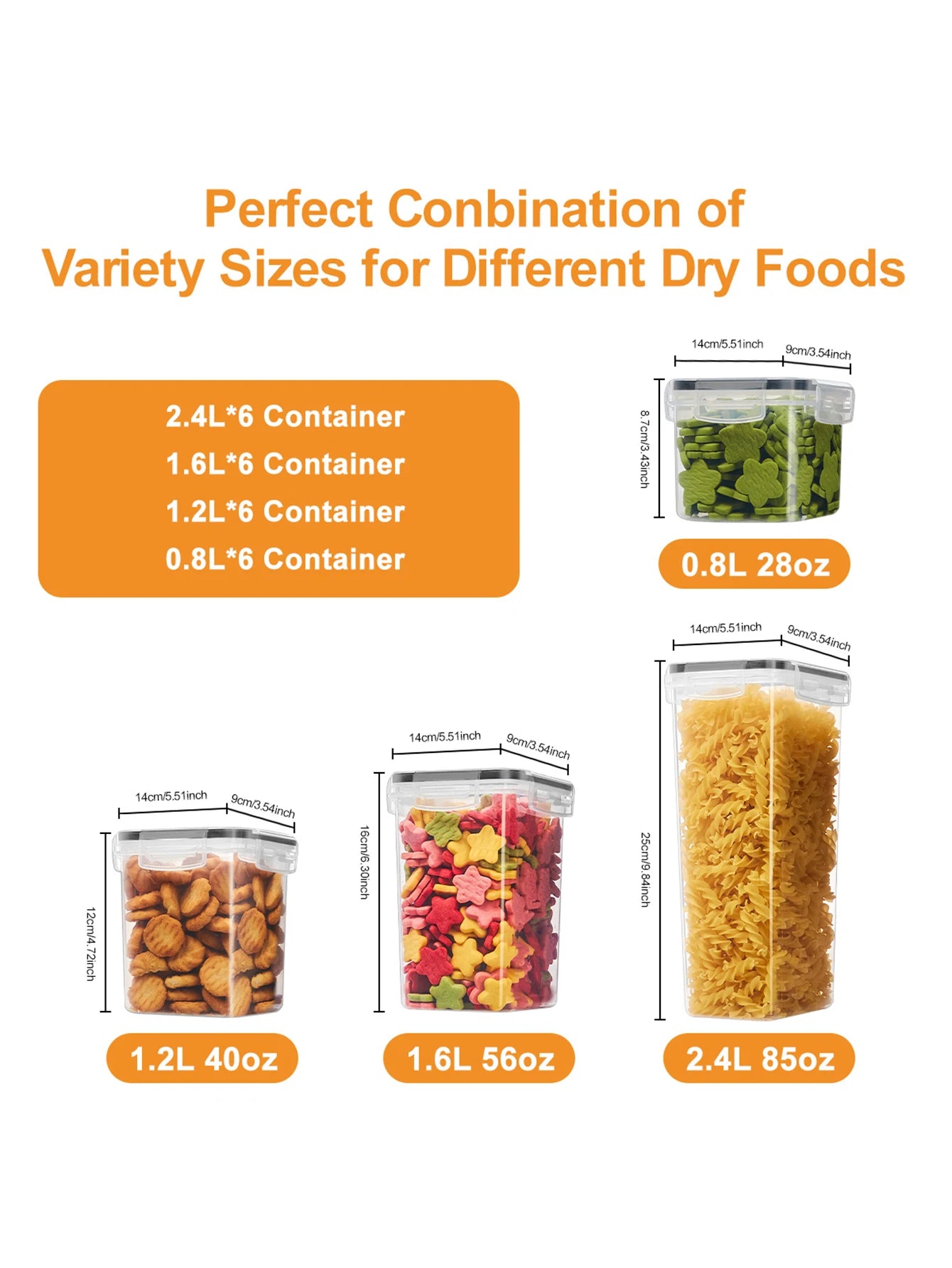 24-Piece Airtight Food Storage Containers With Labels For Spices