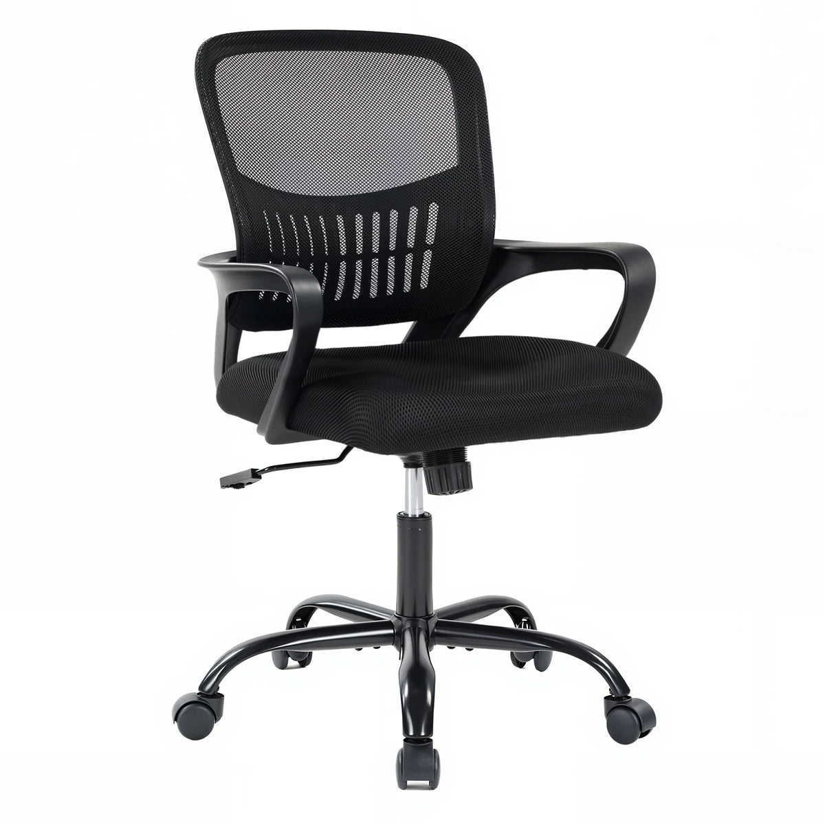 MCQ Ergonomic Mid Back Office Desk Chair With Fixed Armrests