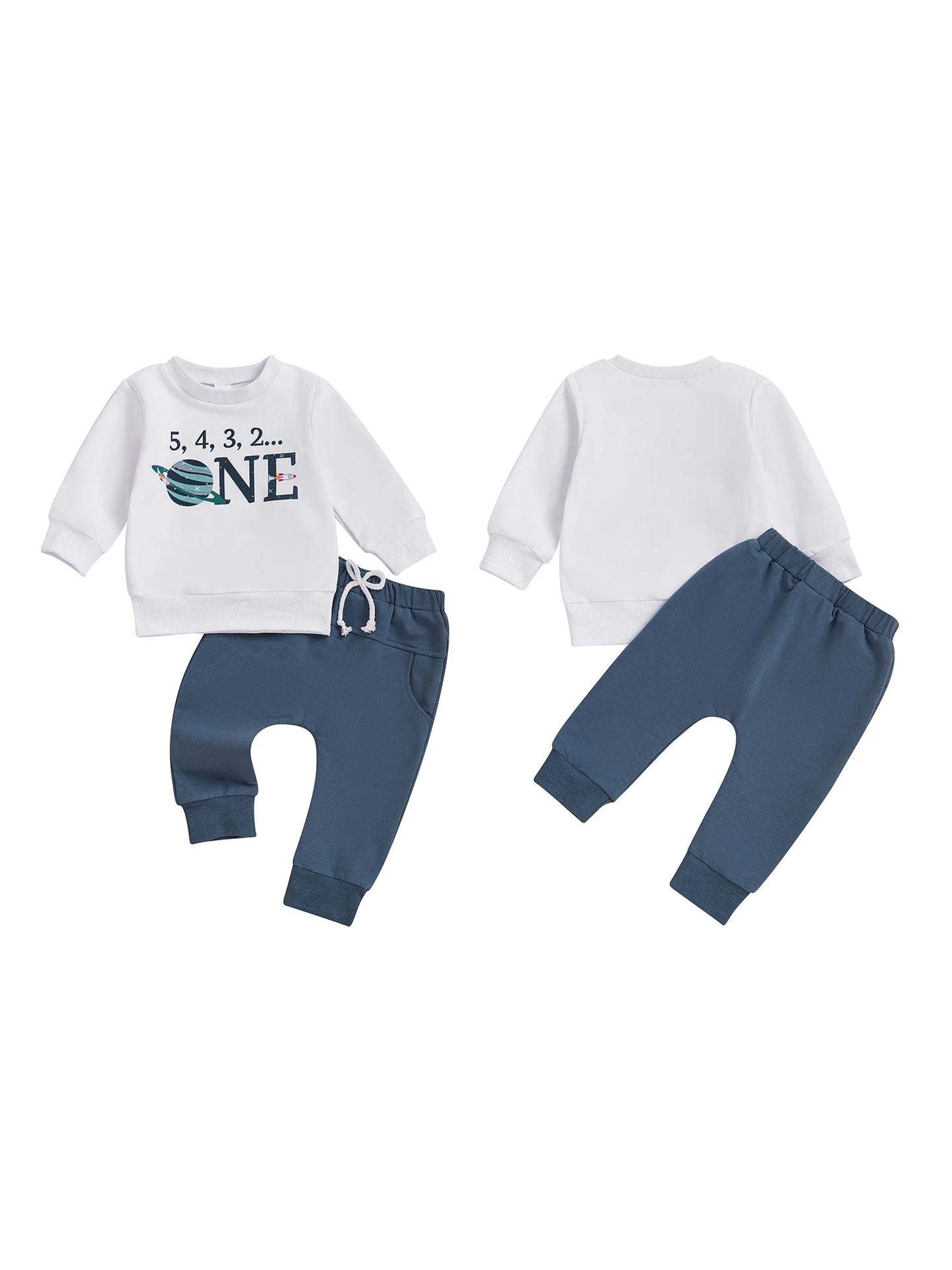 Toddler Boy 2-Piece Dinosaur Print Outfit Set