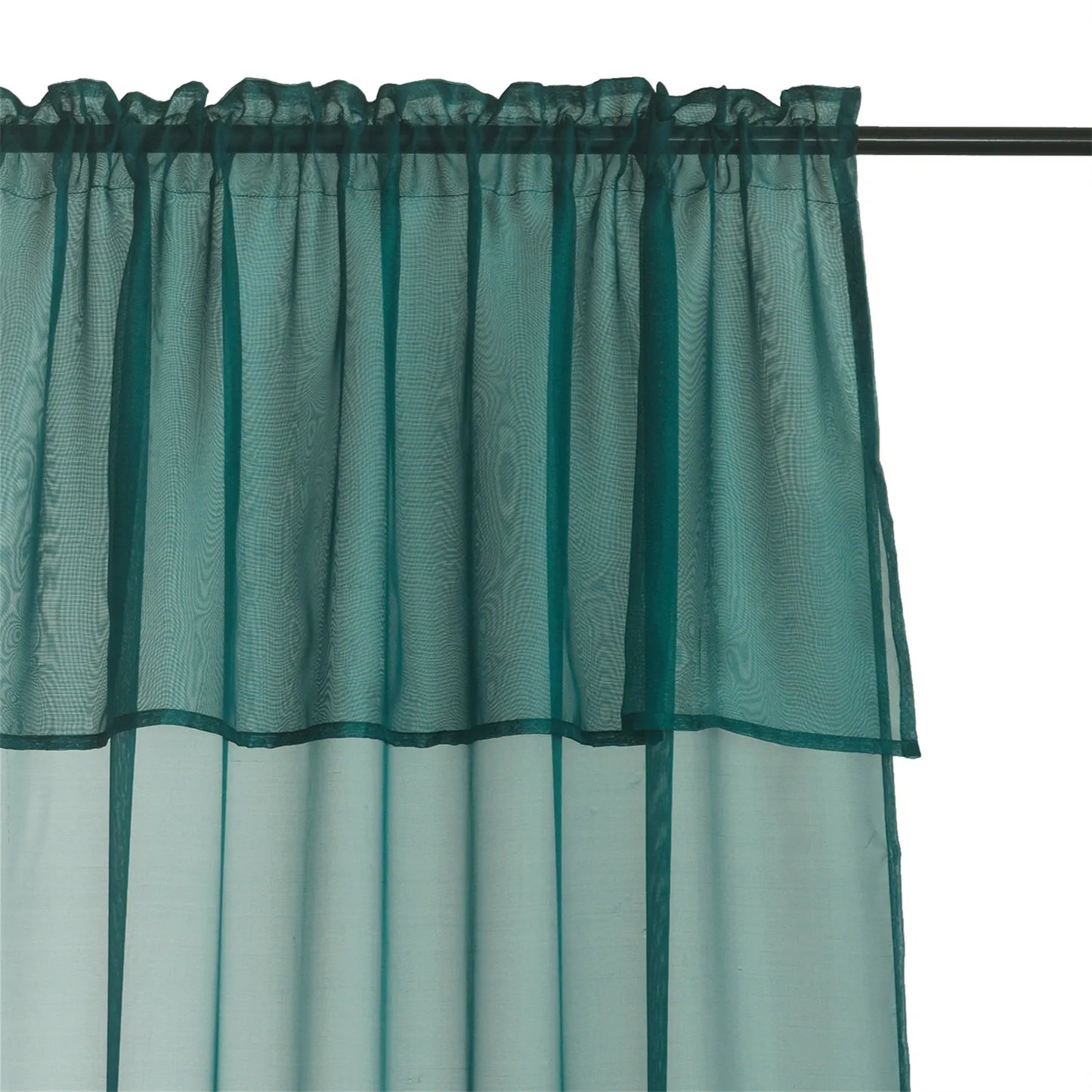 Jiangsu Craft Of Weaving Tulle Sheer Voile Curtain Set