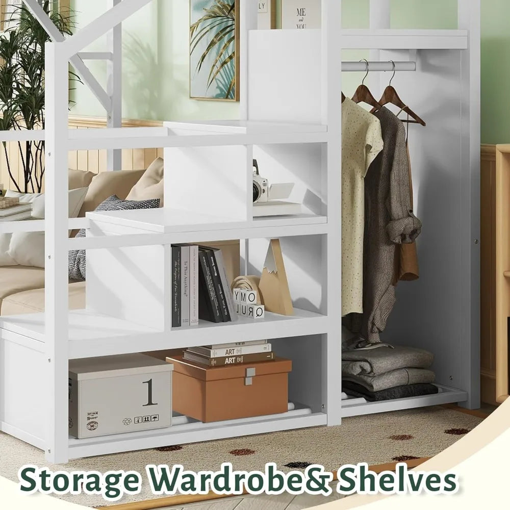 Loft Bed With Stairs And Storage