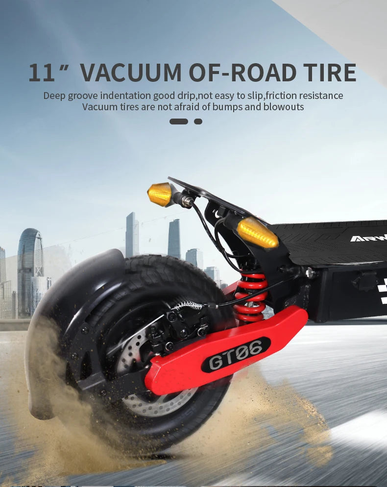 Arwibon GT06 1200W Foldable Electric Scooter For Adults 25MPH
