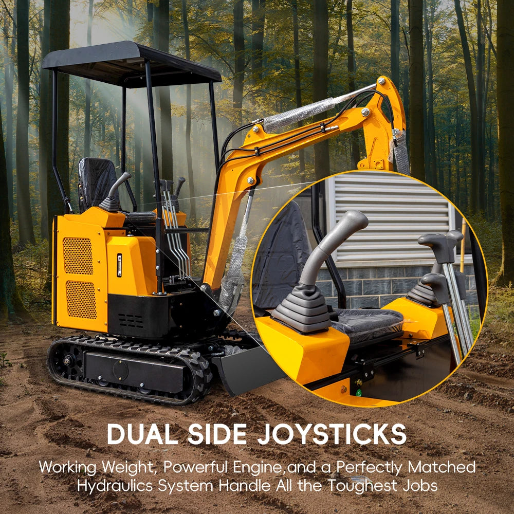 MMS Mini Excavator with Briggs and Stratton Engine for Farm and Garden