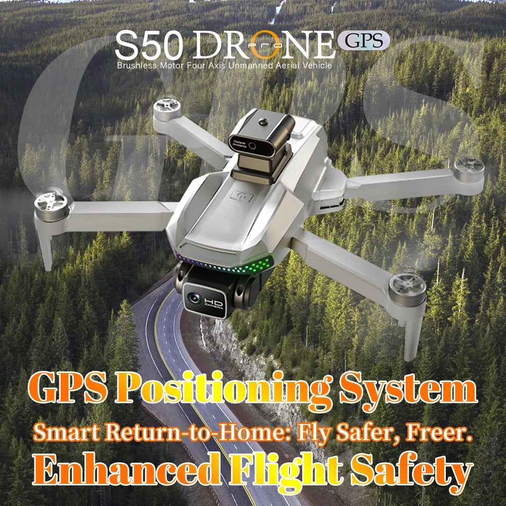 EY S50 Pro GPS Drone Dual Batteries And Obstacle Avoidance
