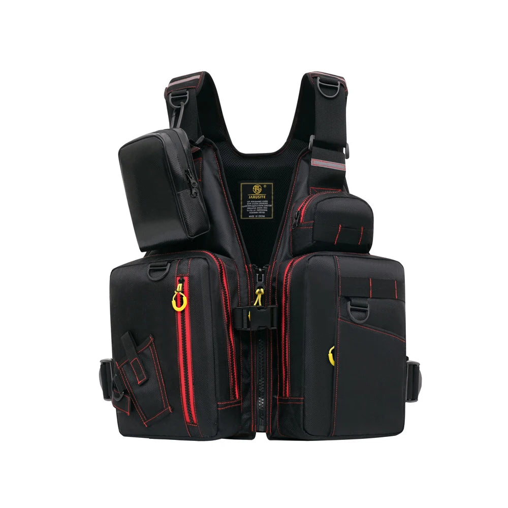 NONECN Outdoor Fishing Life Jacket Vest With Pockets For Safety
