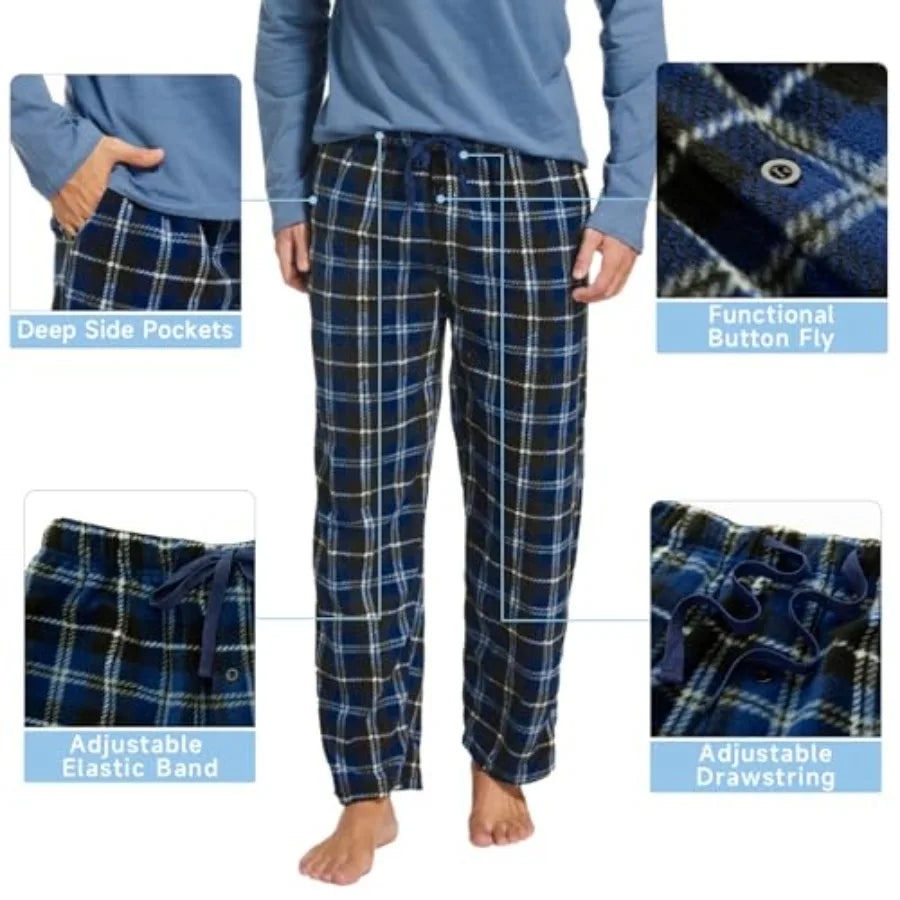 Men's Pajama Set Sleepwear Pants For Lounge Comfort