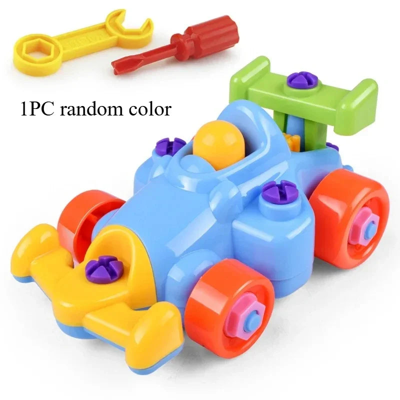 Educational DIY Diecast Engineering Vehicle Toy For Kids