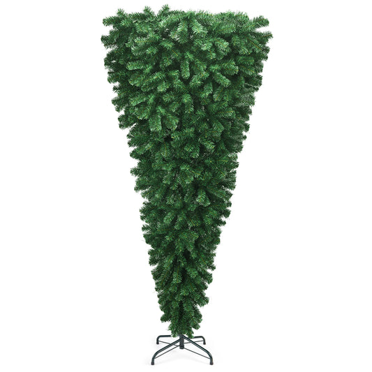 LIFEZEA Upside Down Christmas Tree Artificial For Home Office