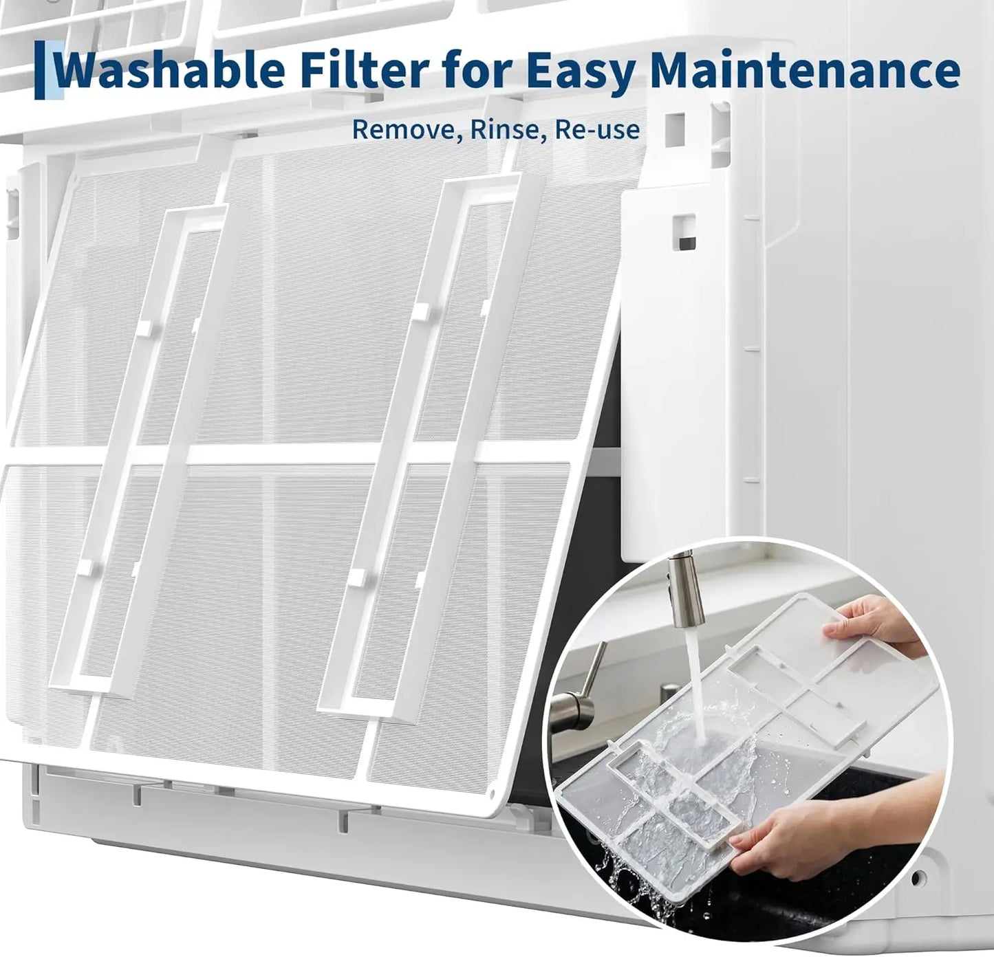 HiMISS Window Air Conditioner With WiFi And Remote Control