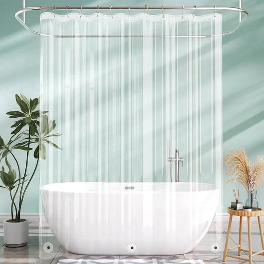 Guangdong Craft Of Weaving Shower Curtain Liner With Magnets
