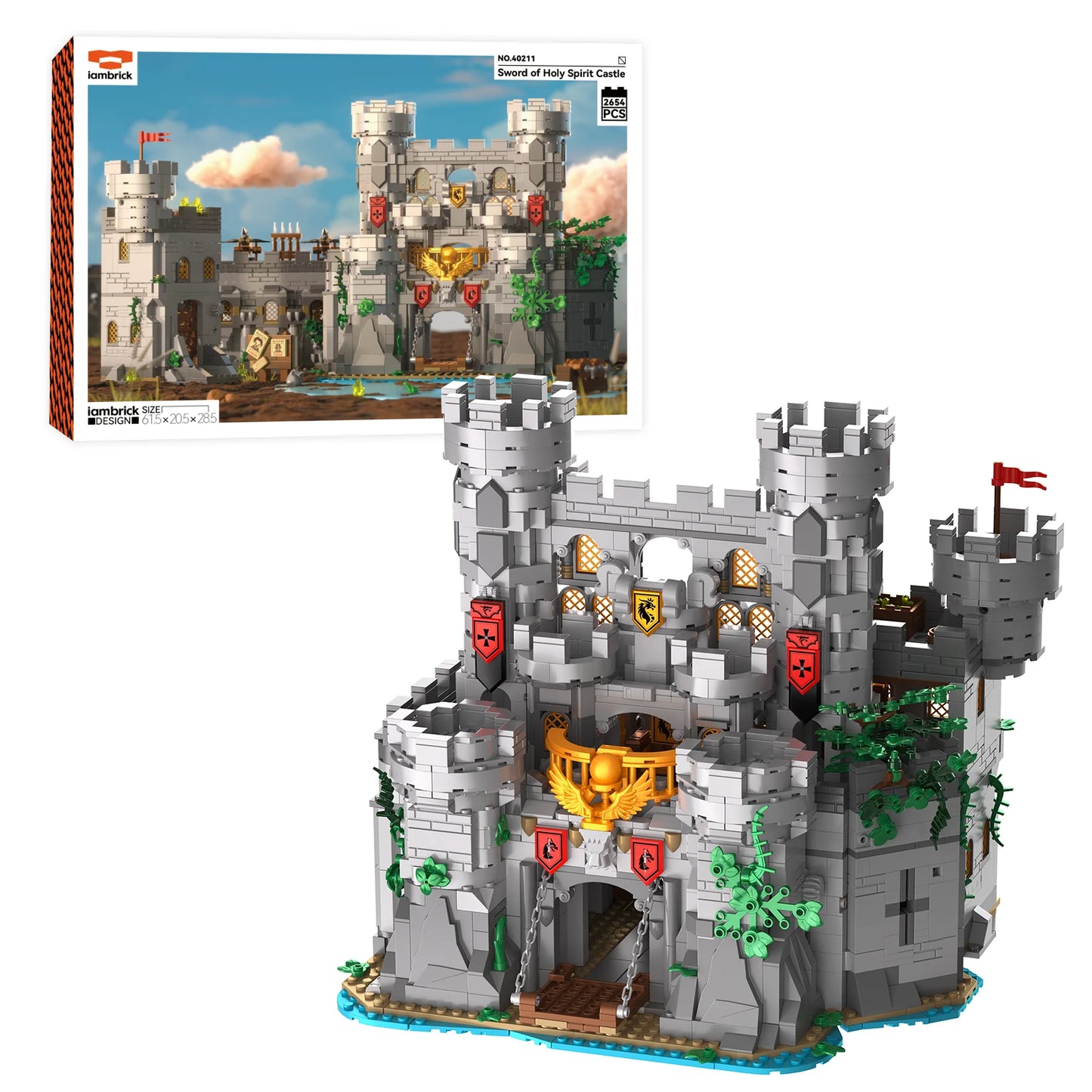 Hign Concerned Sword of Holy Spirit Castle MOC Blocks