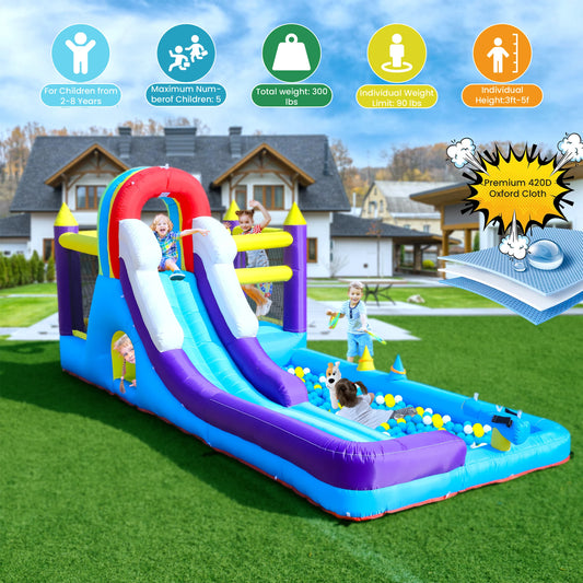 RTS Inflatable Water Slide Bounce House For Kids Party