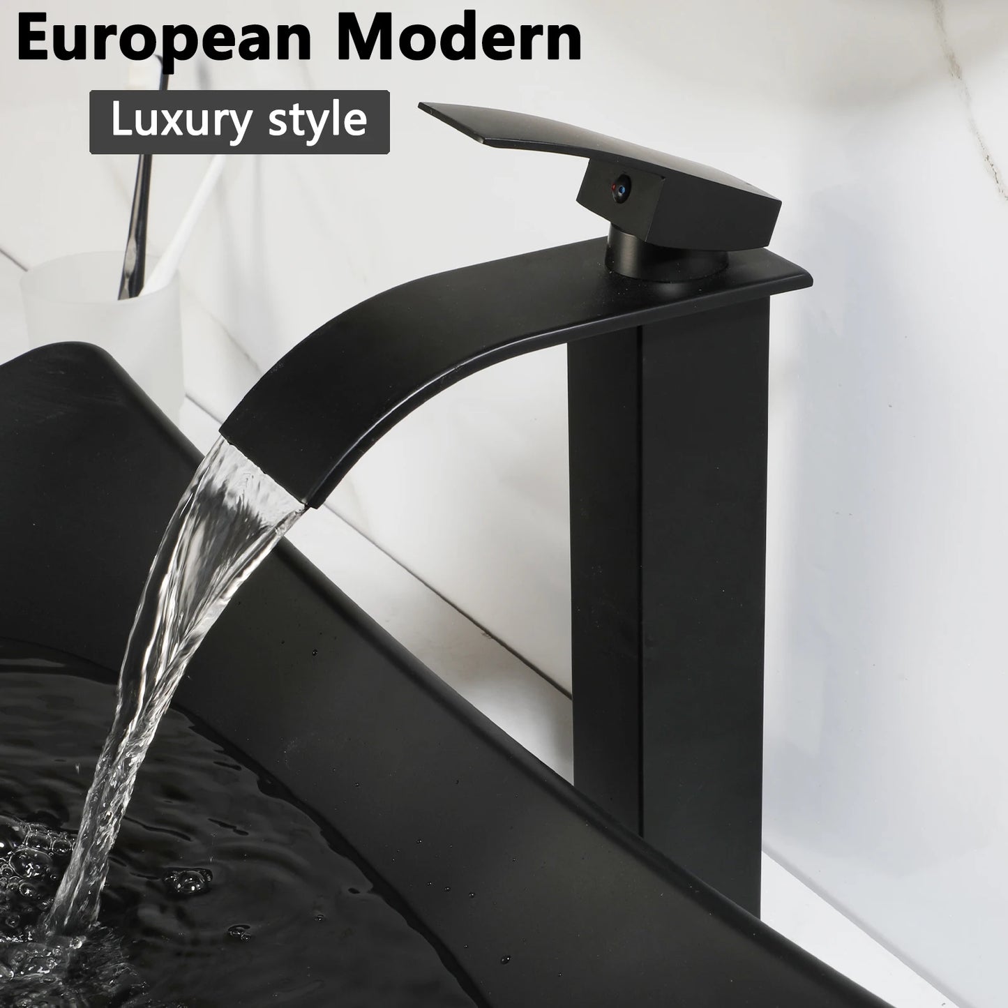 Yanksmart Bathroom Vessel Sink With Faucet Combo Above Counter