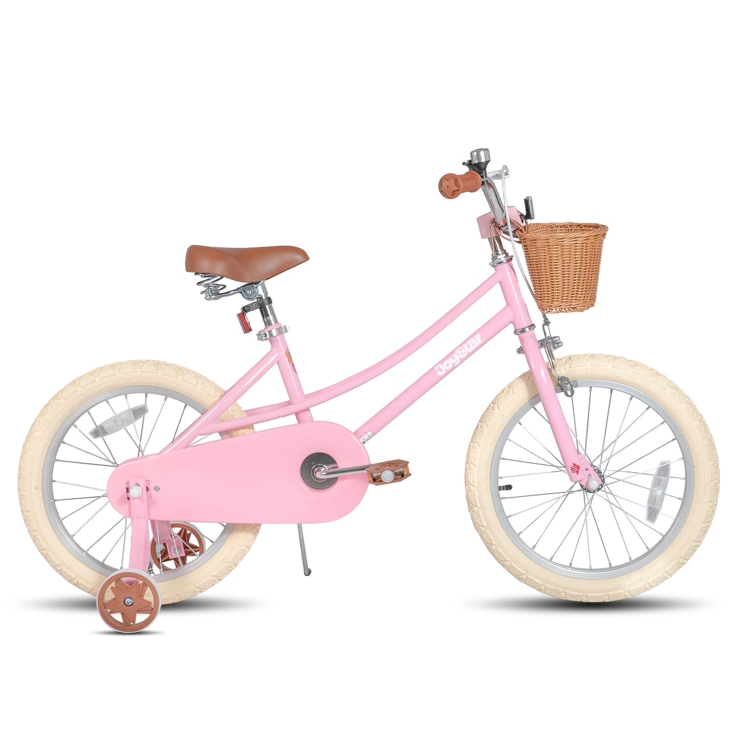 Joystar Kids Bike With Front Basket And Training Wheels
