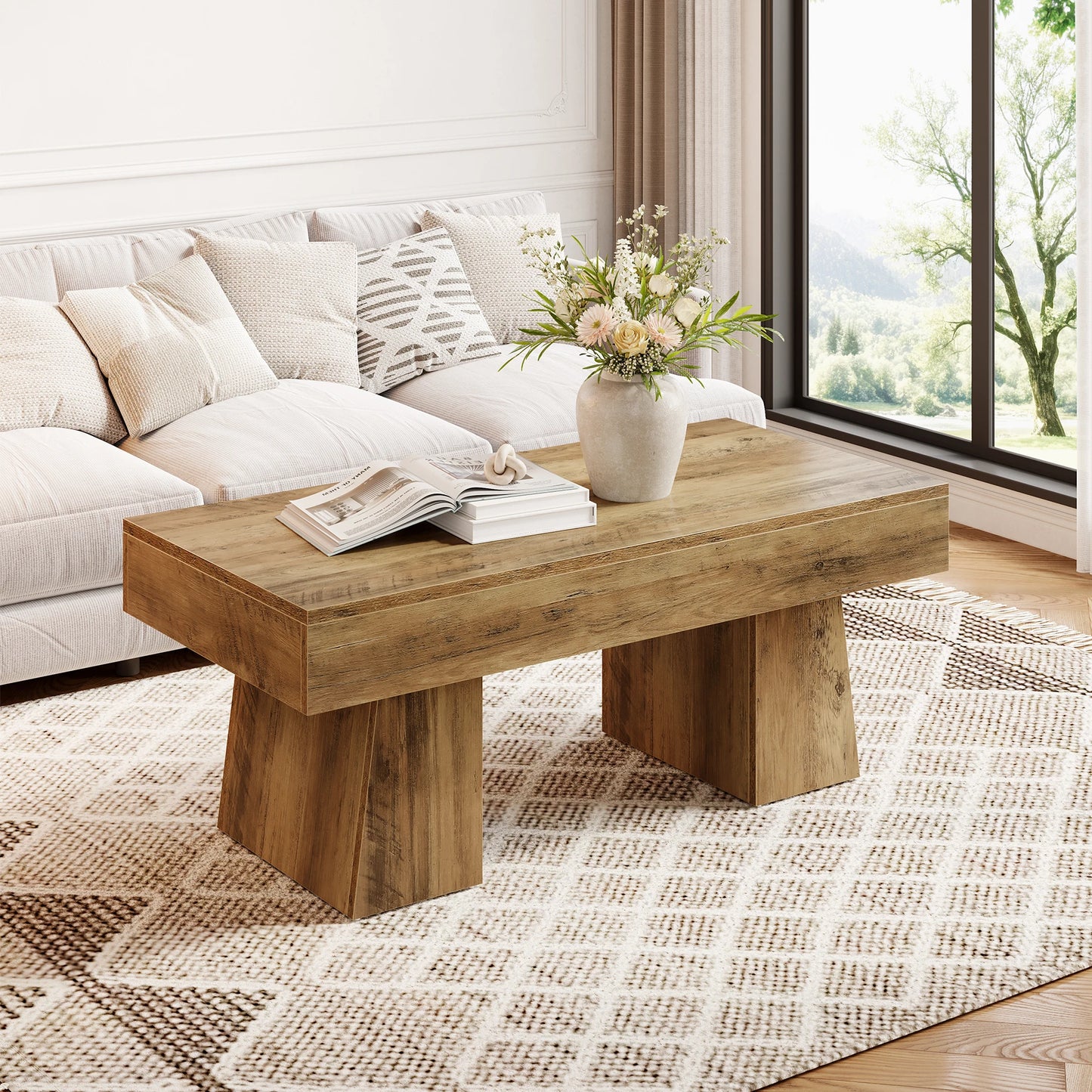 Tribesigns Vintage Coffee Table