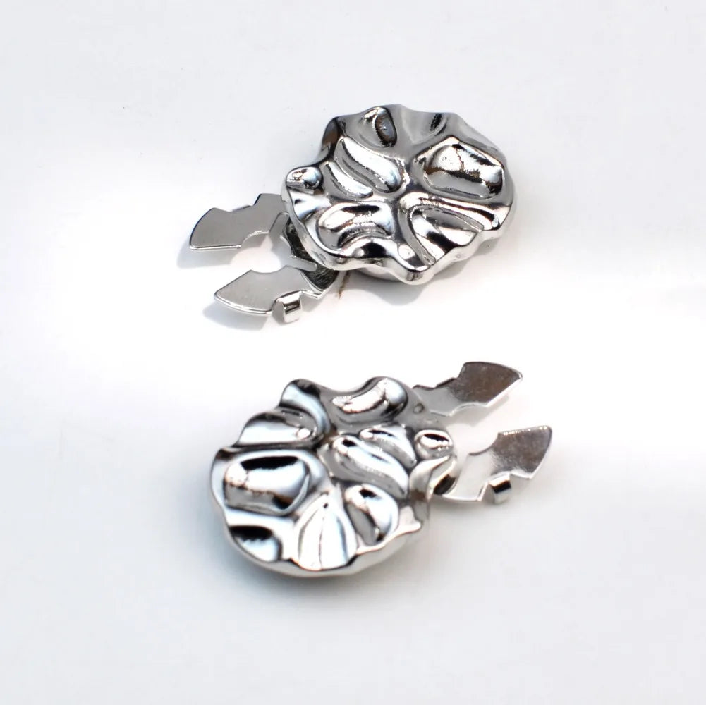 Fashion Metal Button Covers For Shirt Cufflinks Unisex Accessories