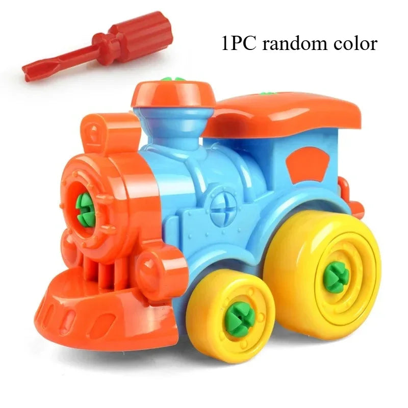 Educational DIY Diecast Engineering Vehicle Toy For Kids