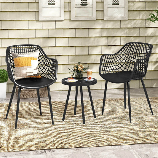 HOMASIS Patio Bistro Set All Weather Table and Chairs